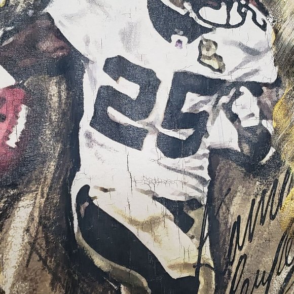 Vintage Kama 4X New Orleans Saints Hand Painted Shirt Size 3X 4X Some Cracking - Picture 9 of 12